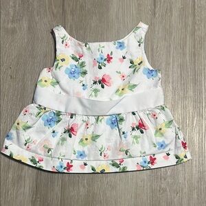 Janie and Jack Colorful Baby Top 12-18M